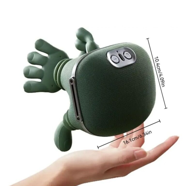 Neck and back heat massager